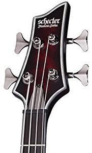 Schecter Hellraiser Extreme 4 Bass Guitar Headstock