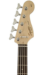 Squier Affinity Series 5-String Jazz Bass V Headstock