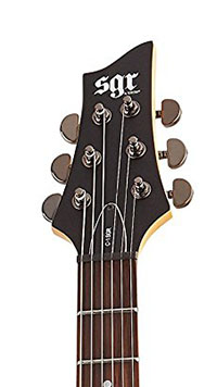 Schecter-C-1-SGR-Headstock