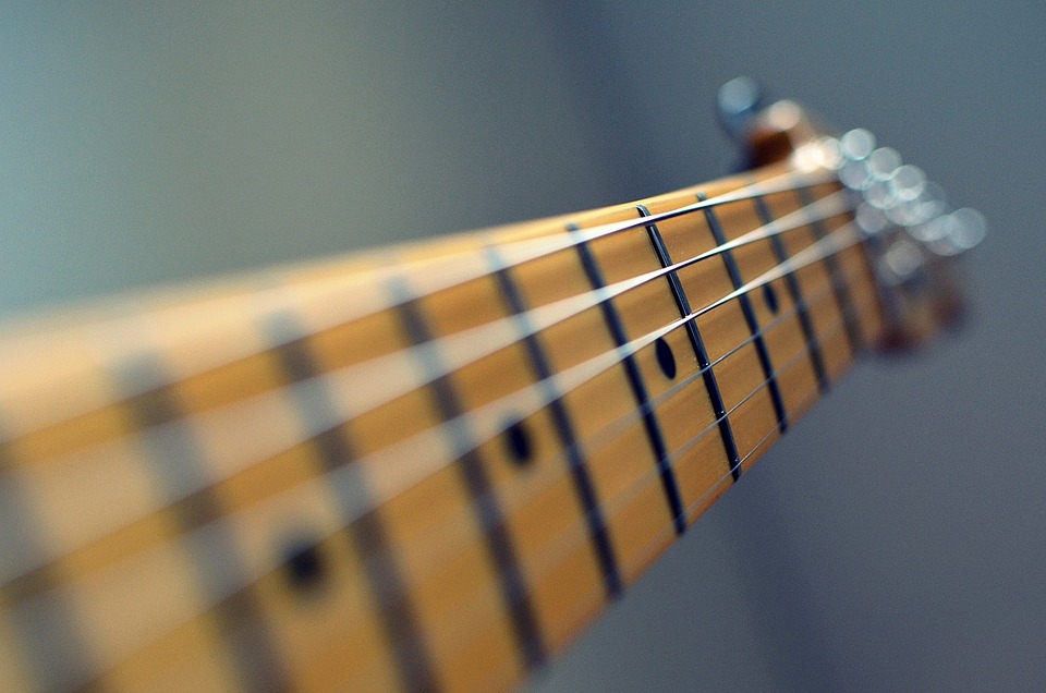 long and straight guitar neck