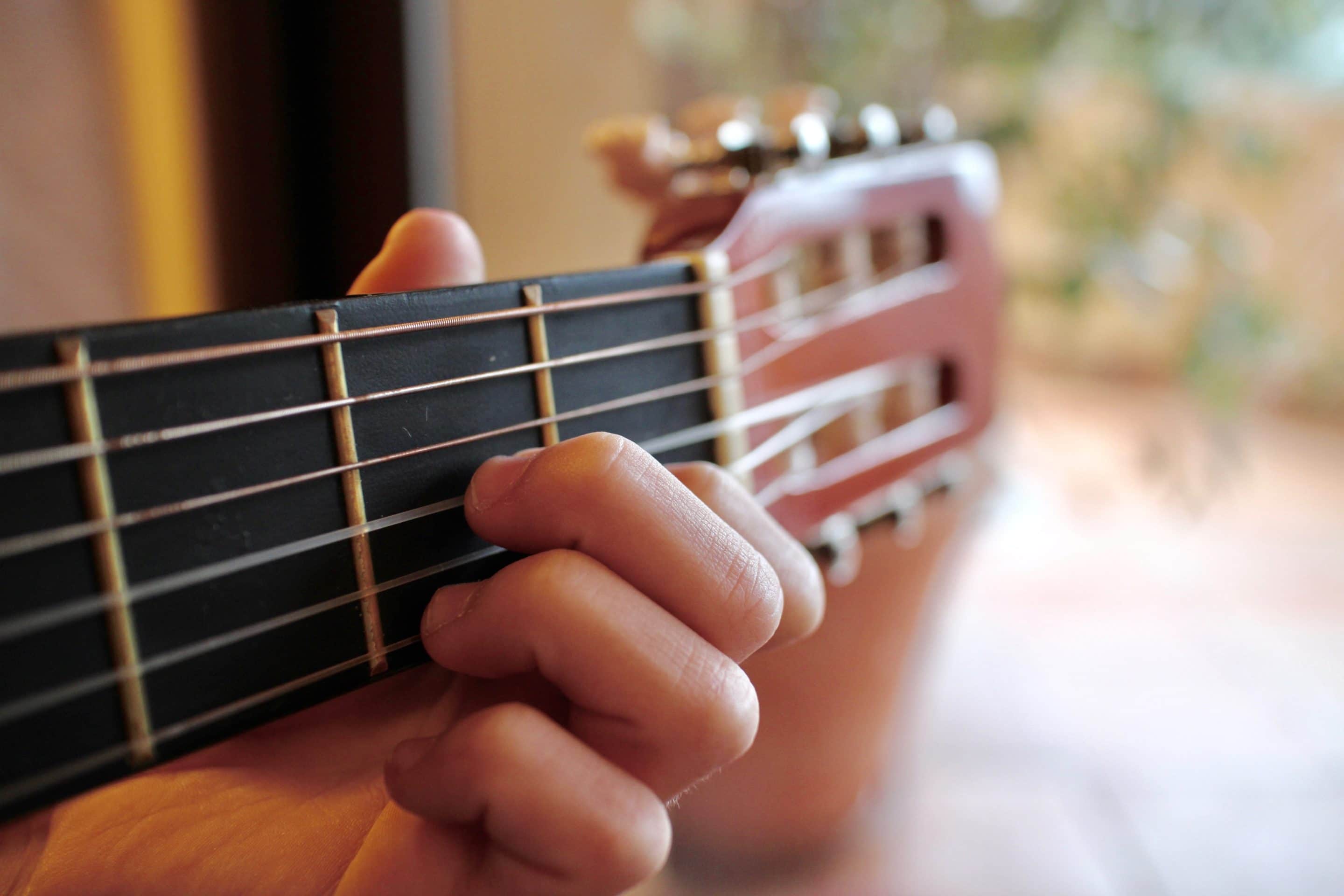 a smaller guitar perfect for kids who want to learn how to play guitar