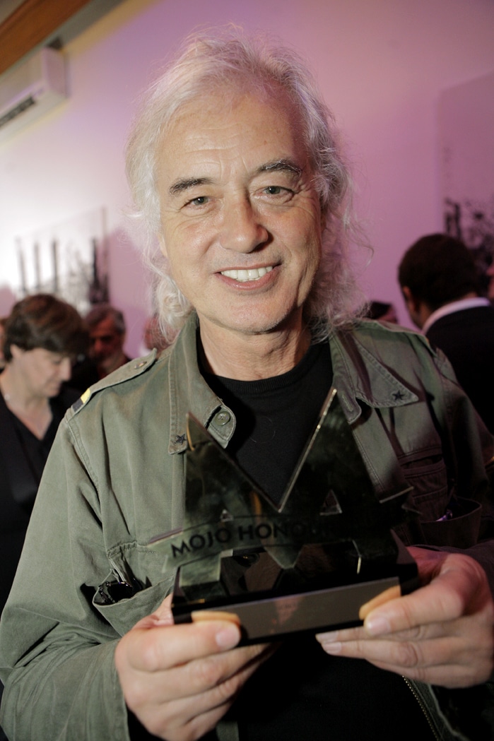 an international guitarist Jimmy Page