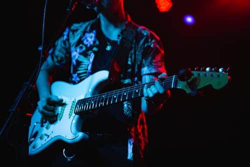 Man performing on stage