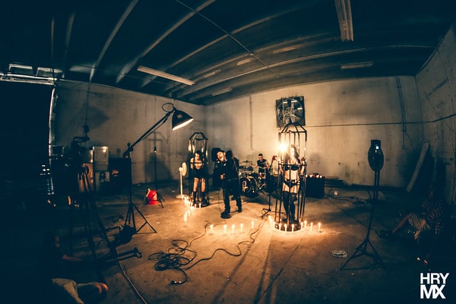 shooting a music video